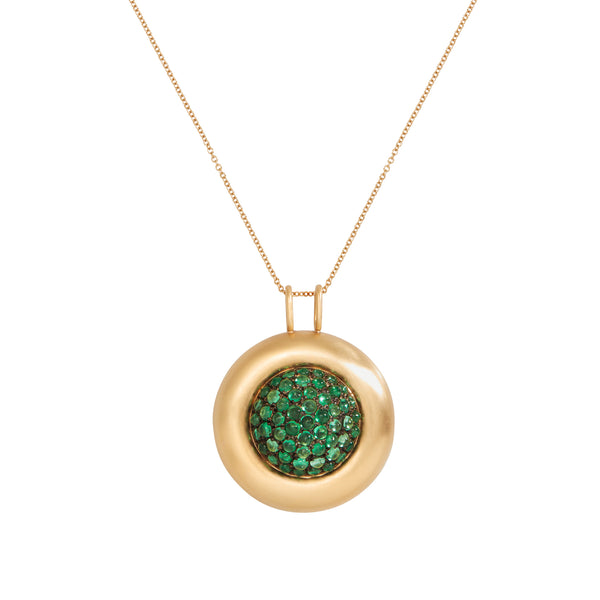 ileana makri Emerald Caviar Pendant