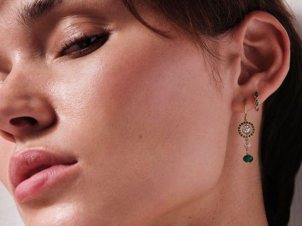 Ileana Makri Emerald Orbit Drops