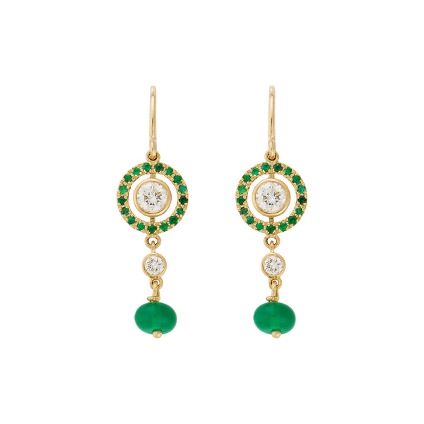 ileana makri Emerald Orbit Drops