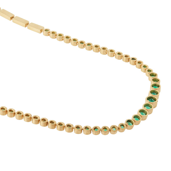 Ileana Makri Emerald River Necklace Y-Em
