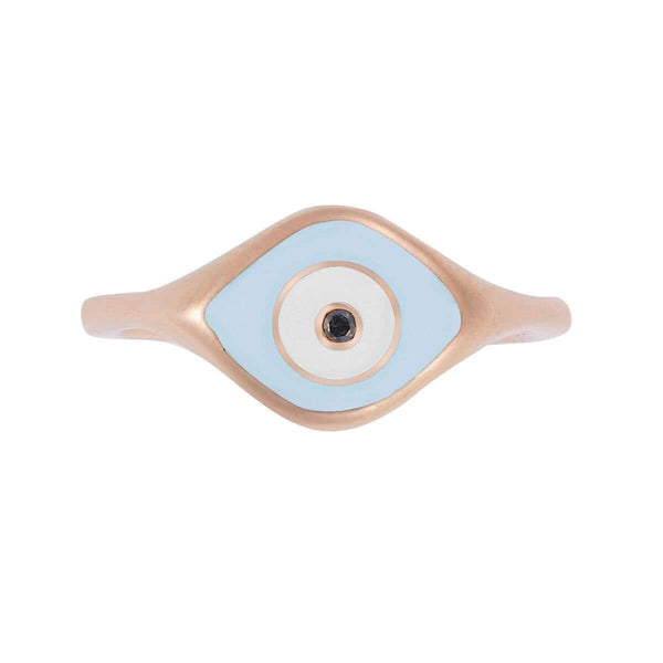 Ileana Makri Enamel Cats Eye Ring