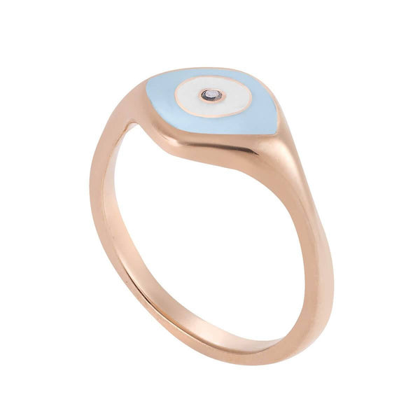 ileana makri Enamel Cats Eye Ring