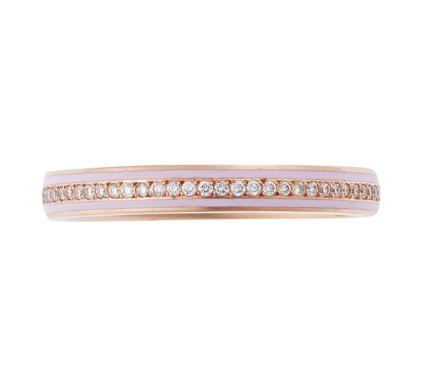 Ileana Makri Enamel Thread Band P-D-Pink