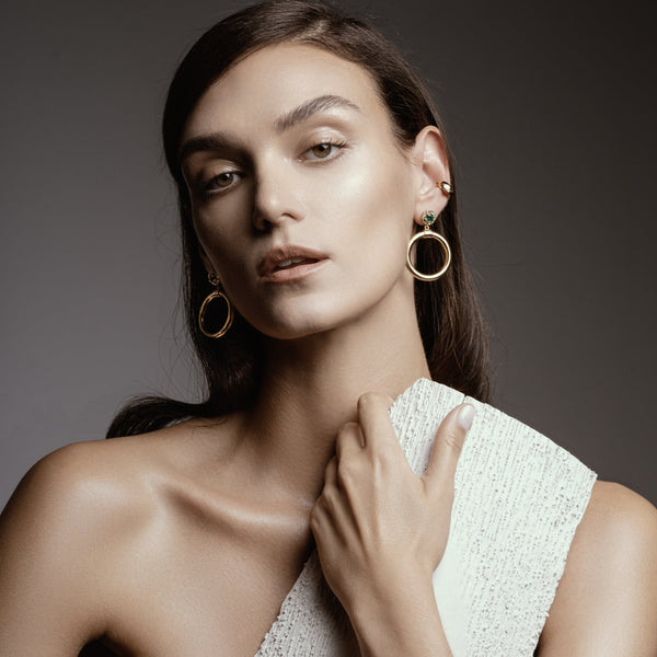 Ileana Makri Endless Hoop Earrings