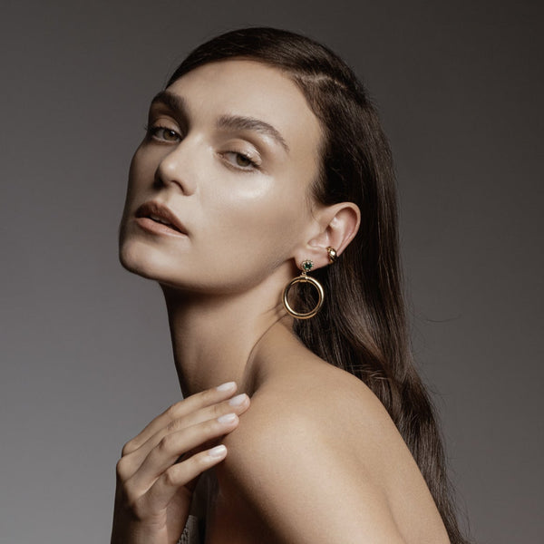 Ileana Makri Endless Hoop Earrings