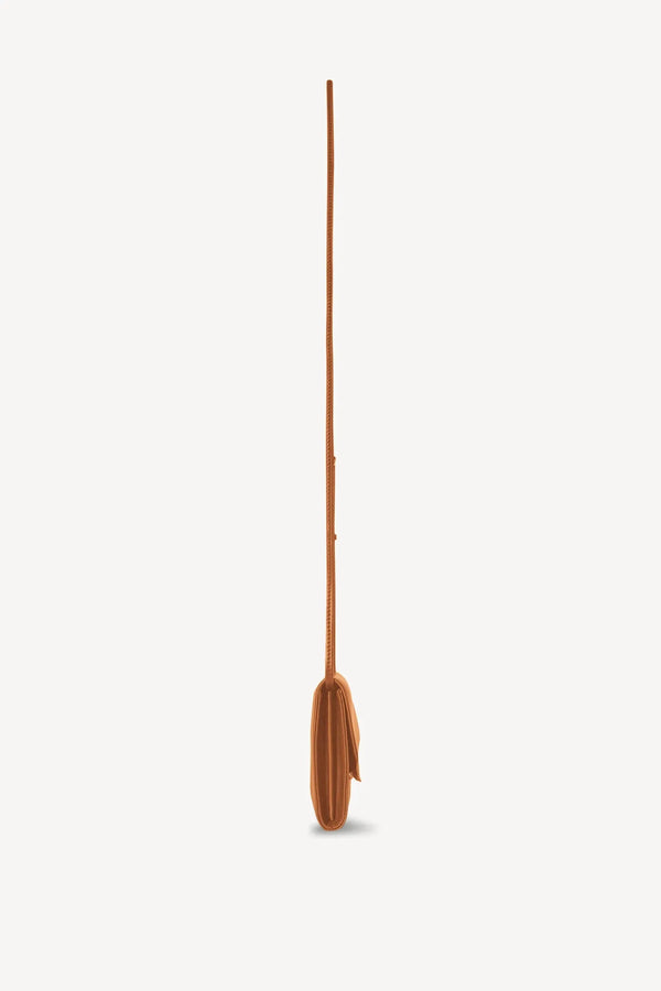 Ileana Makri Envelope Bag In Tan Leather