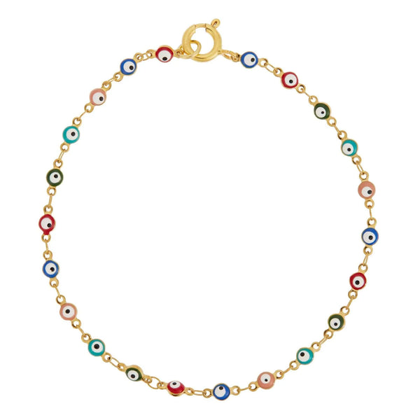 ileana makri Evil Eye Beaded Anklet Bracelet