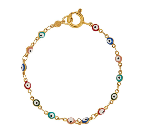 ileana makri Evil Eye Beaded Bracelet