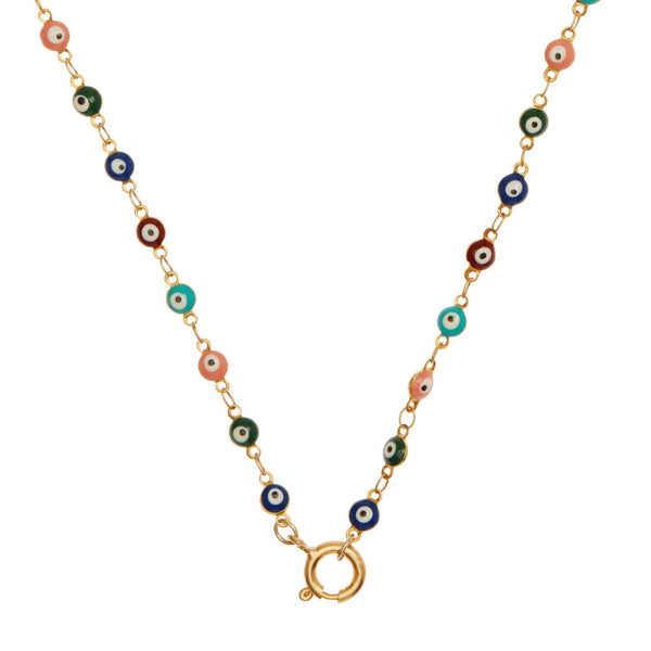 Ileana Makri Evil Eye Beaded Chain