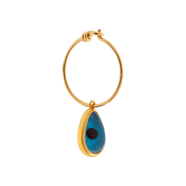 Ileana Makri Evil Eye Teardrop Hoops