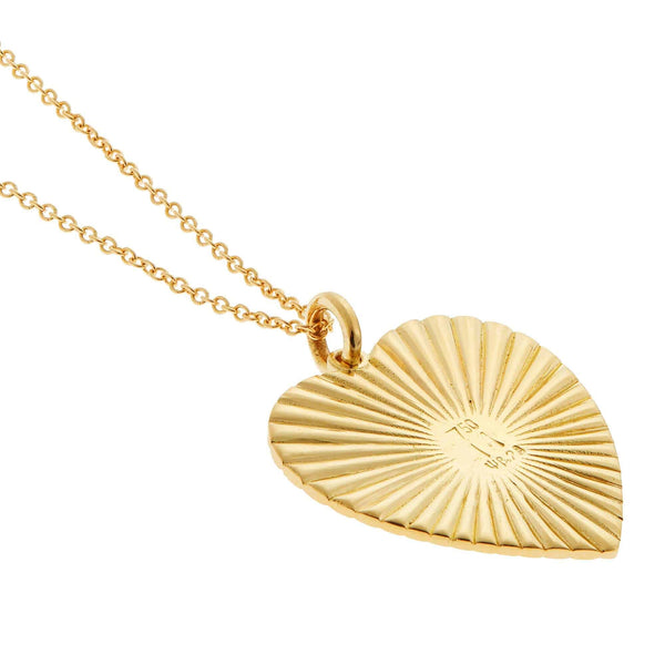 Ileana Makri Eye Glow Heart Pendant