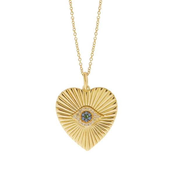 ileana makri Eye Glow Heart Pendant