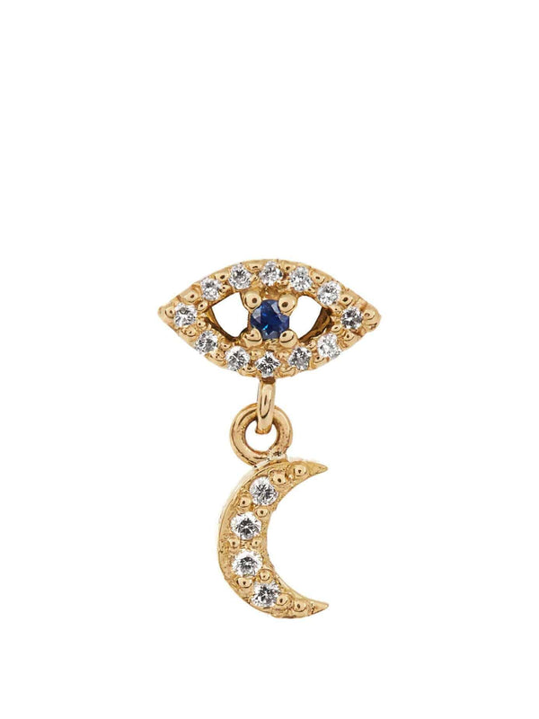 Ileana Makri Eye Moon Star Studs