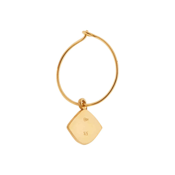 Ileana Makri Eye Sun Hoops Emerald