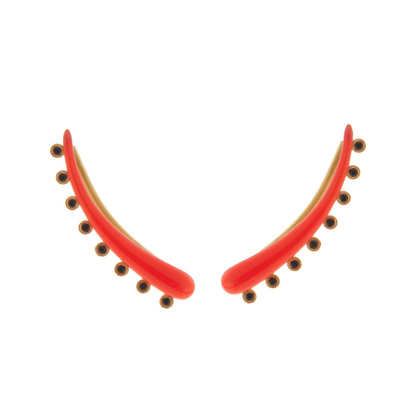 Ileana Makri Eyeliner Ear Cuff Orange