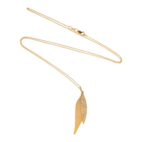 Ileana Makri Falling Leaves Duo Pendant
