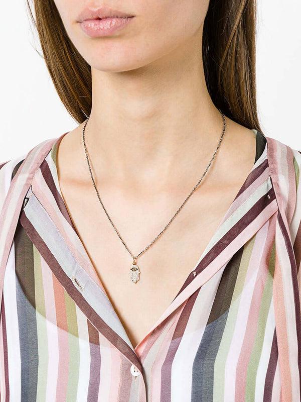 Ileana Makri Fatima Eye Pendant