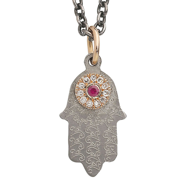 ileana makri Fatima Hand Charm T-P-D-Ru