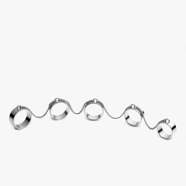 ileana makri Five Finger Link Ring