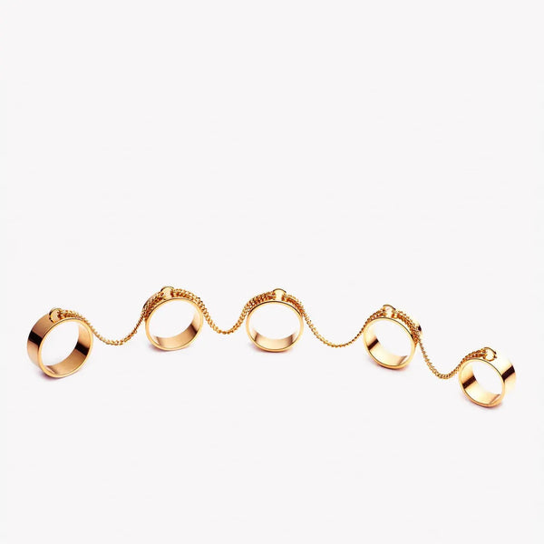 Ileana Makri Five Finger Link Ring
