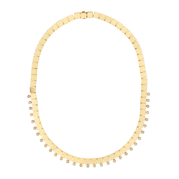 ileana makri Floating Diamond Medium Tile Necklace