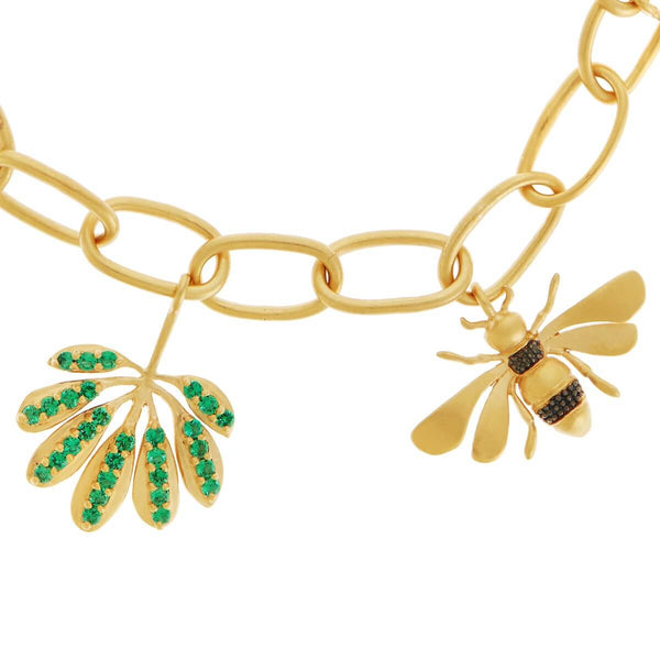 Ileana Makri Fly Charm Bracelet