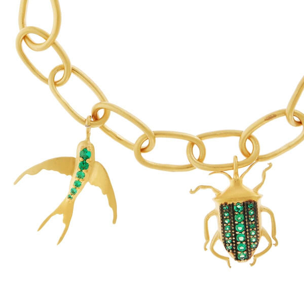 Ileana Makri Fly Charm Bracelet