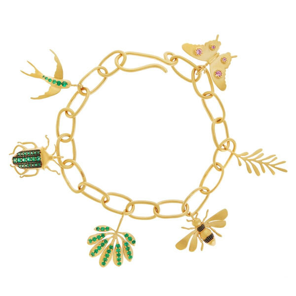 ileana makri Fly Charm Bracelet