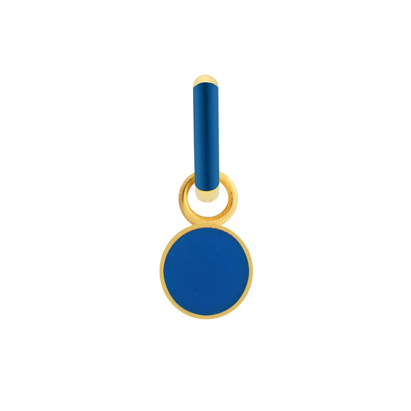 Ileana Makri Four-In-One Blue Full Moon Hoops