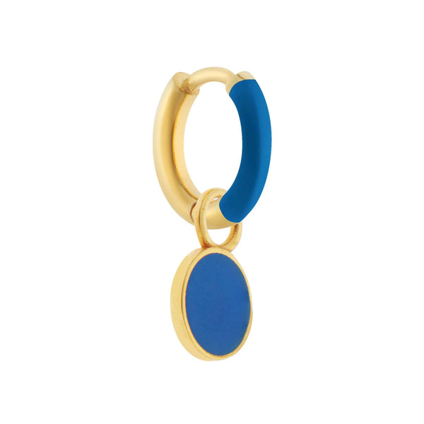 ileana makri Four-In-One Blue Full Moon Hoops