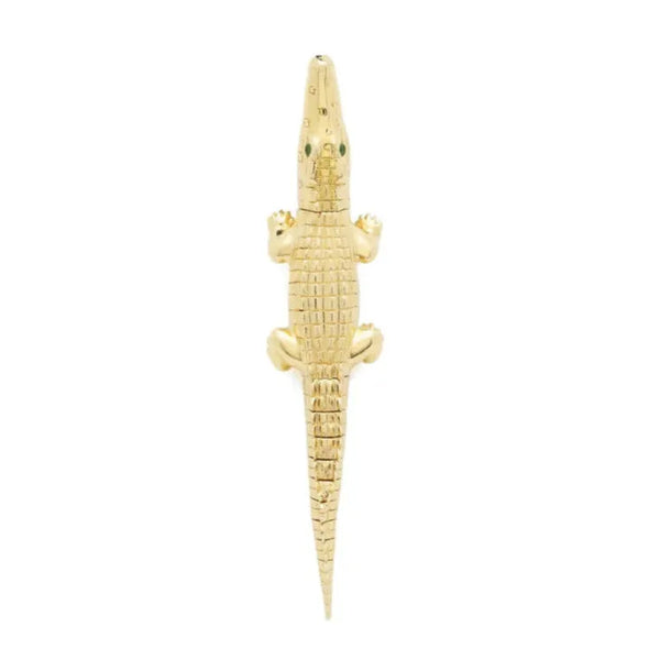 ileana makri Gold Alligator Bite Earring