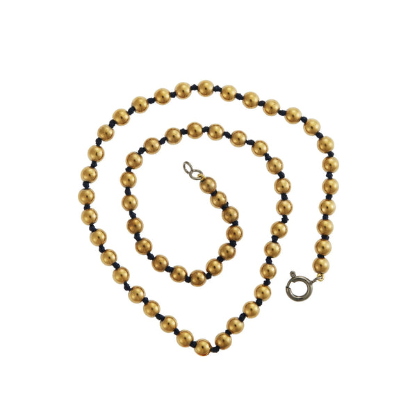 ileana makri Gold Hematite Beads