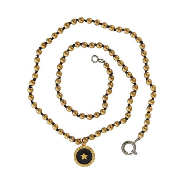 ileana makri Gold Hematite Black Star
