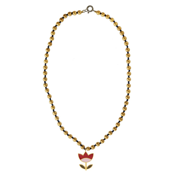 ileana makri Gold Hematite Flower