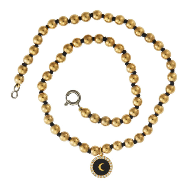 ileana makri Gold Hematite Moon