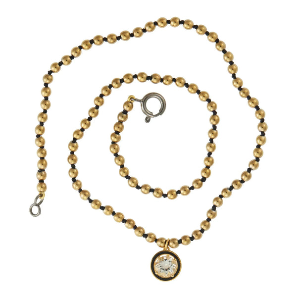 ileana makri Gold Hematite White Topaz