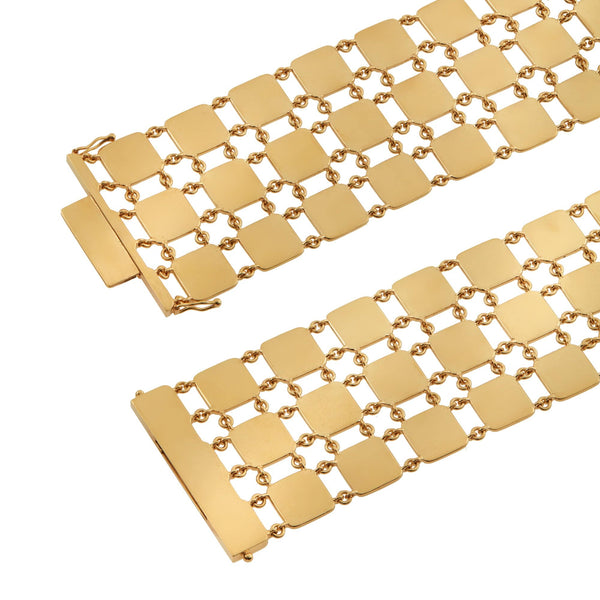 Ileana Makri Gold Lattice Bracelet