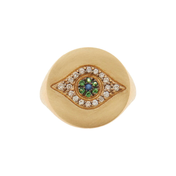 Ileana Makri Golden Eye Ring Y
