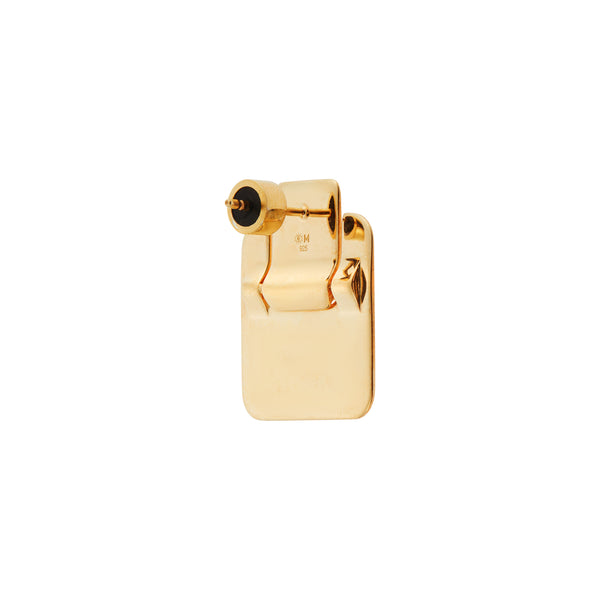 Ileana Makri Golden Tile Statament Studs
