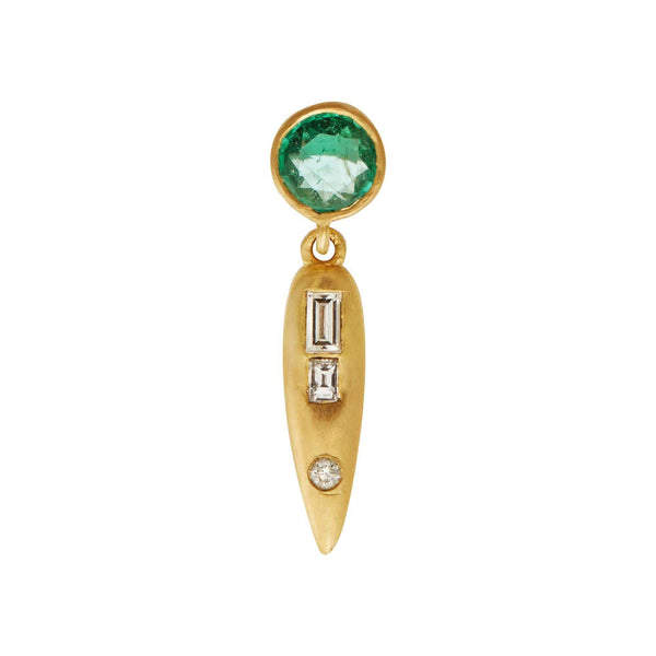 Ileana Makri Grass Beam Earrings Y-D-EM