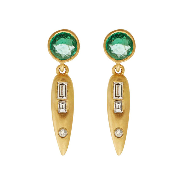 ileana makri Grass Beam Earrings Y-D-EM