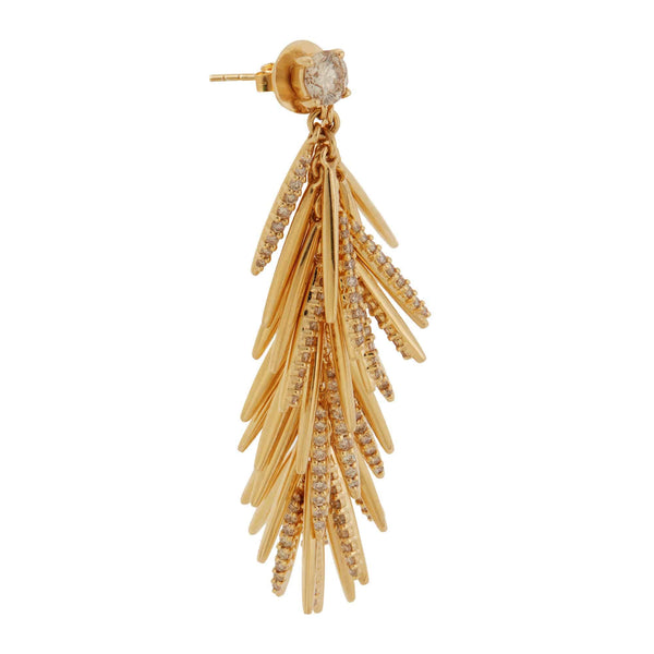 Ileana Makri Grass Bunch Drop Earrings