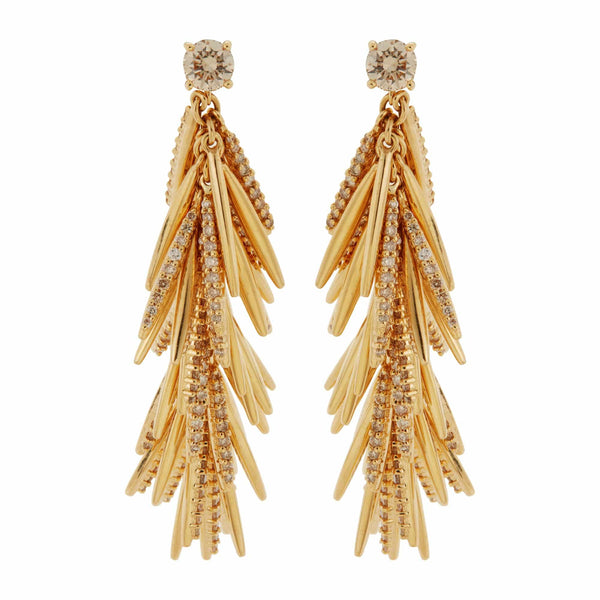 Ileana Makri Grass Bunch Drop Earrings