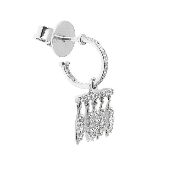 Ileana Makri Grass Dewdrop Hoops W-D