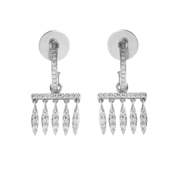 ileana makri Grass Dewdrop Hoops W-D