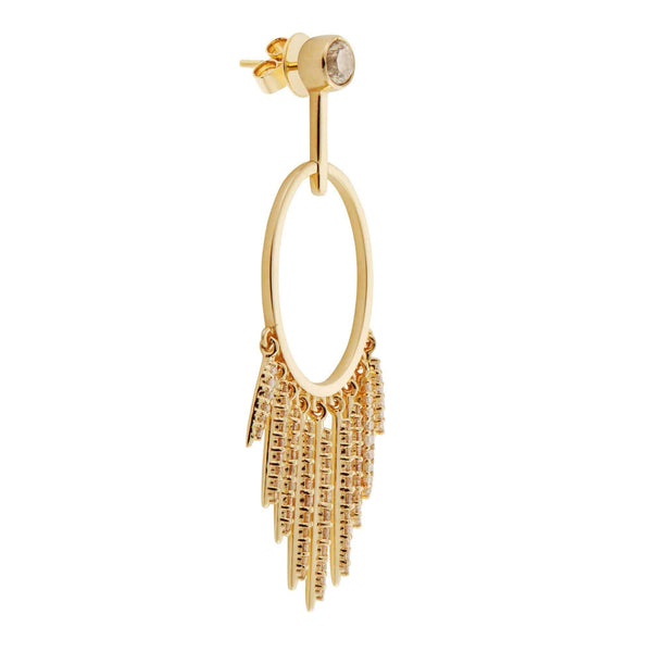 Ileana Makri Grass Diamond Sunset Earrings