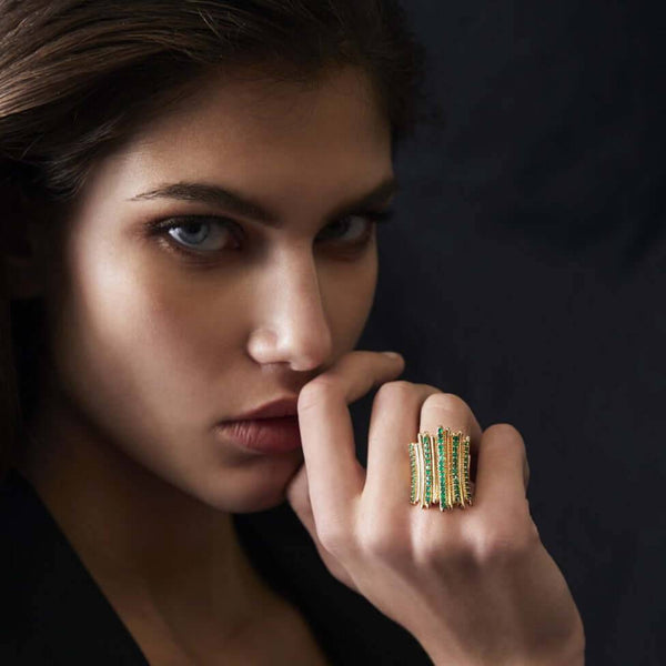 Ileana Makri Grass Fence Ring Y-EM