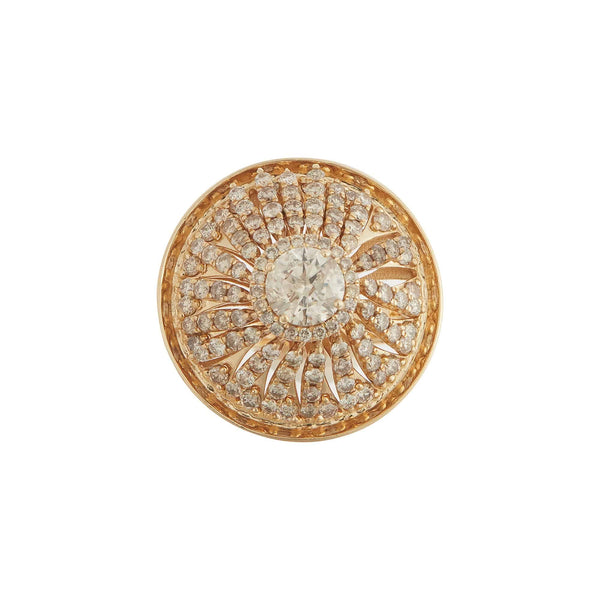 Ileana Makri Grass Flower Spin Ring Y-CHD