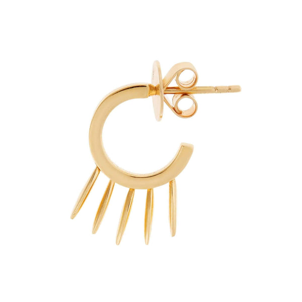Ileana Makri Grass Fringe Mini Hoops Υ