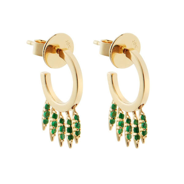 ileana makri Grass Fringe Mini Hoops Υ-ΕΜ